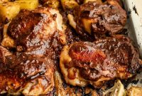 Sweet Mustard Sheet Pan Chicken Dinner Recipe