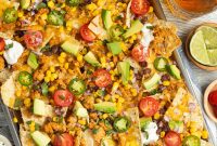 Chicken Nachos Recipe with Fresh Salsa and Avocado