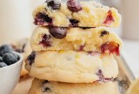 Soft Lemon Blueberry Cookies Recipe for Tender, Zesty Treats