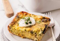Cheesy Cottage Cheese and Baked Egg Casserole Recipe