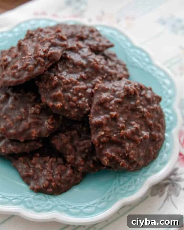 Chocolate No Bake Cookies