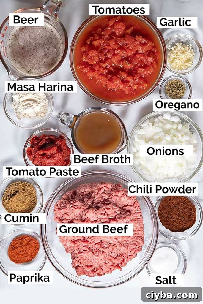 Instant Pot Texas Chili Recipe — Ready in 30 Minutes 4 ingredients to make Instant Pot Chili Texas style
