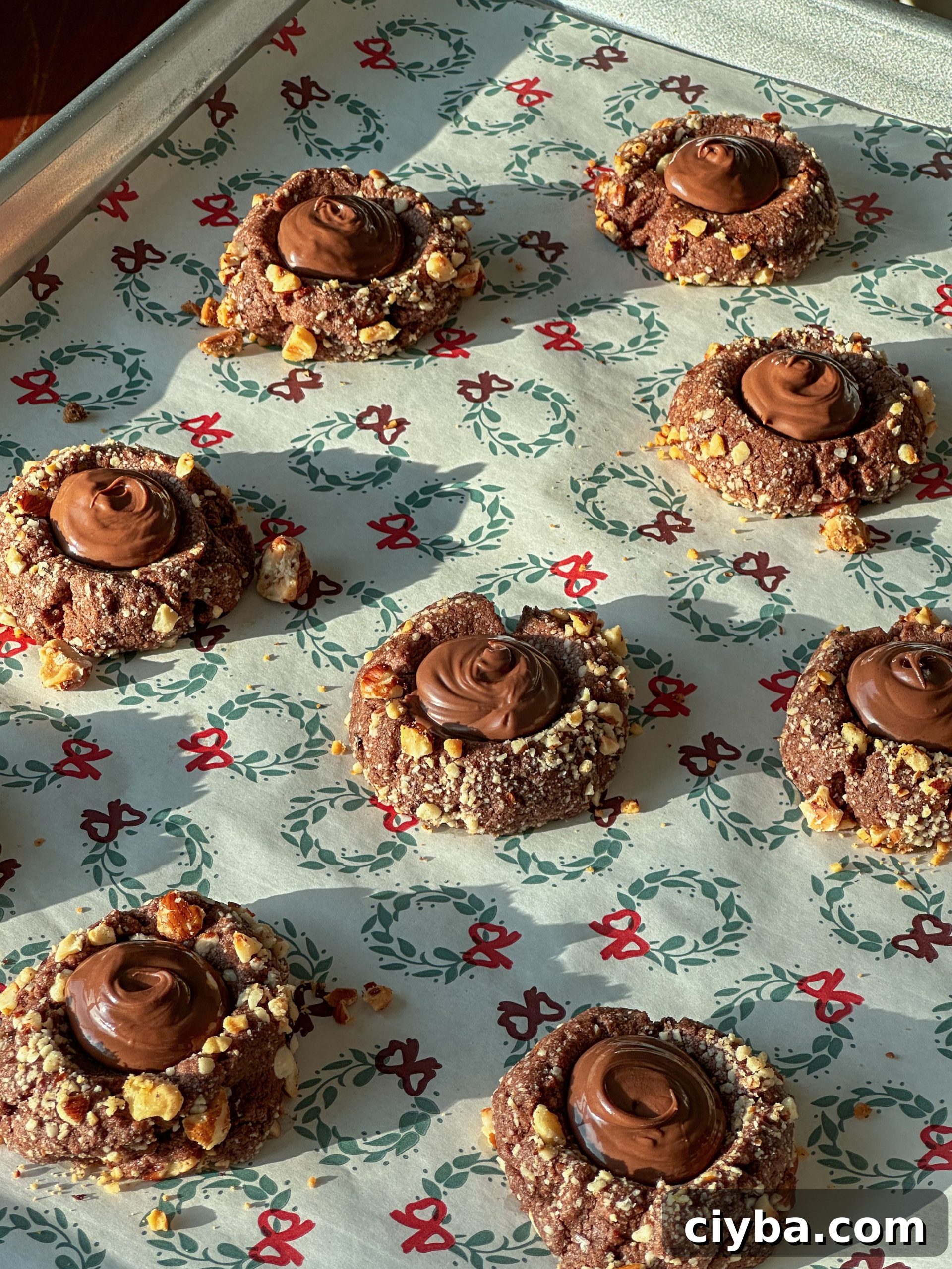 Hazelnut Chocolate Butter Cookies