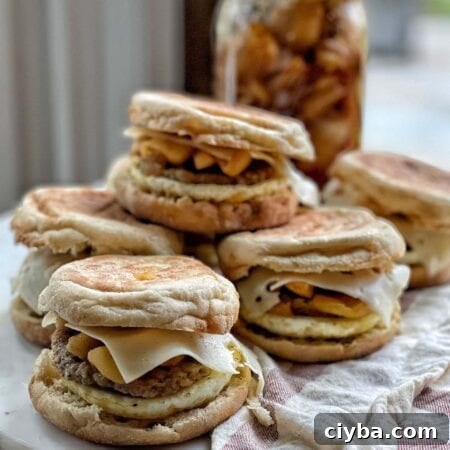 fall breakfast sandwich