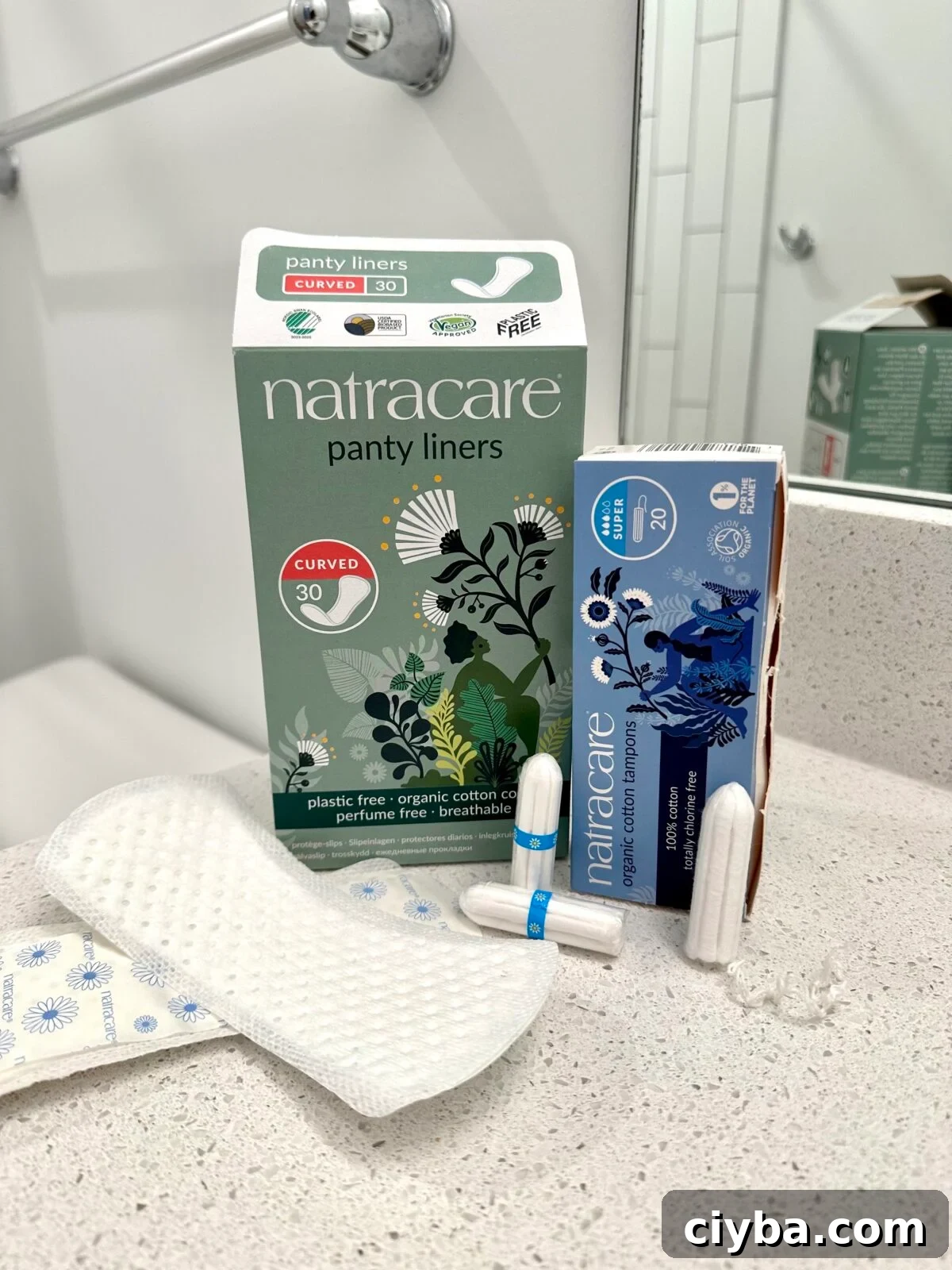 organic non-toxic tampons pads from Natracare on TheFiltery.com