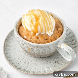 Butterscotch mug cake thumbnail