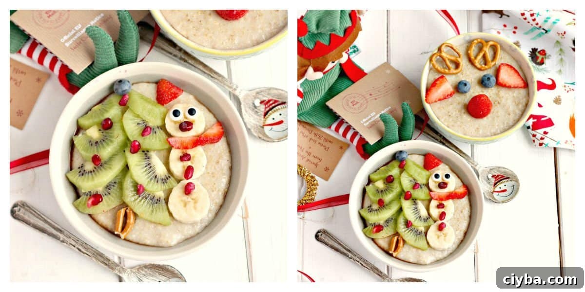 Slow cooker porridge at Christmas