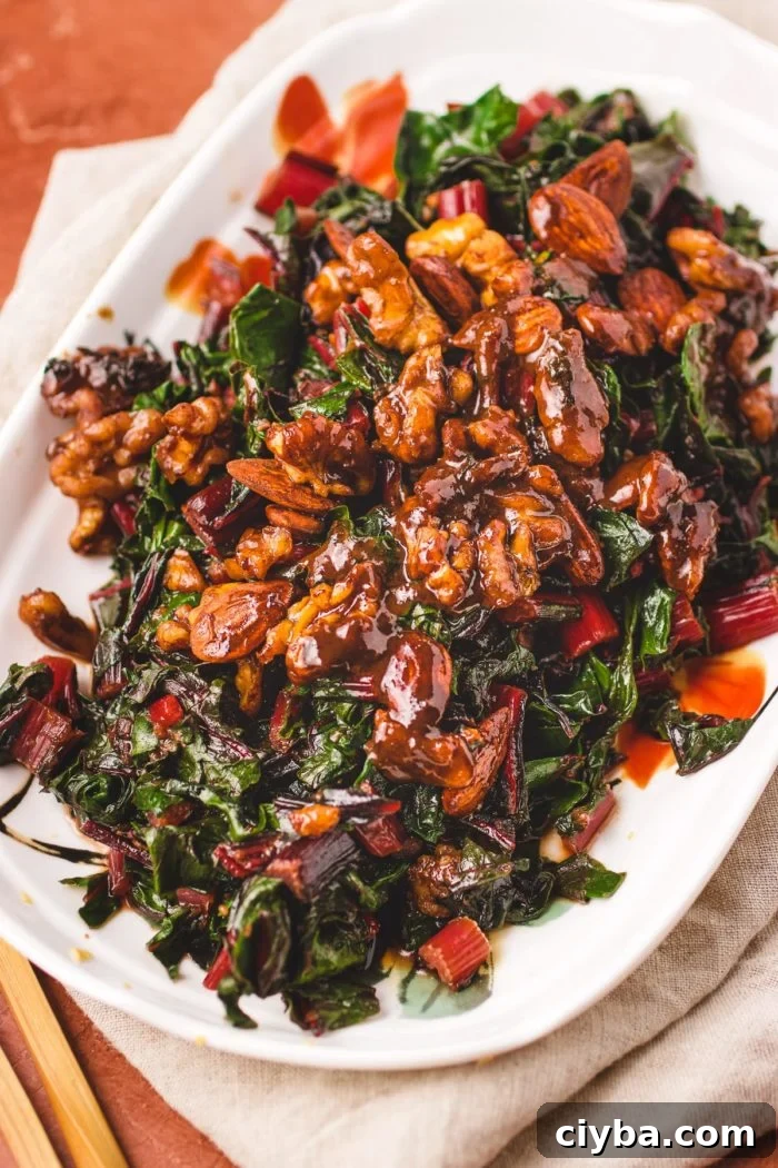 Sautéed Swiss Chard with Chickpea Miso Butter Recipe 2 Sautéed Swiss Chard Recipe with Miso Butter is a gluten-free side dish from I Heart Umami.