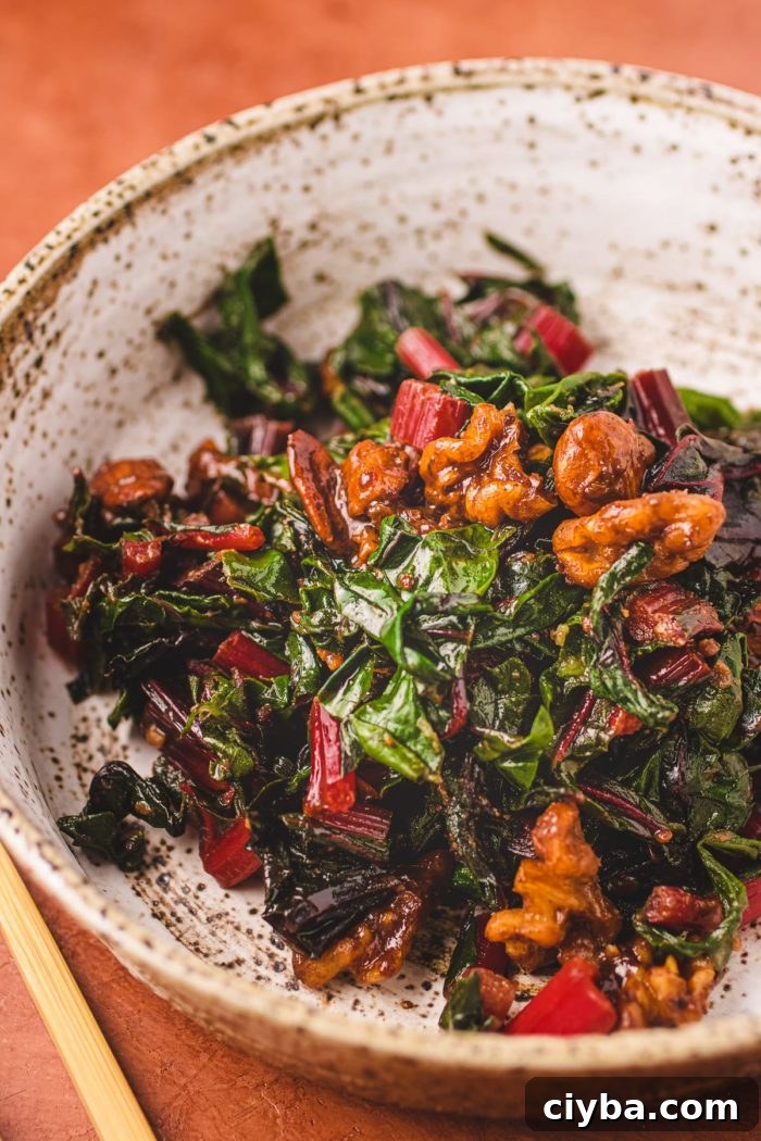Sautéed Swiss Chard with Chickpea Miso Butter Recipe 5 Sautéed Swiss Chard Recipe with Miso Butter is a gluten-free side dish from I Heart Umami.