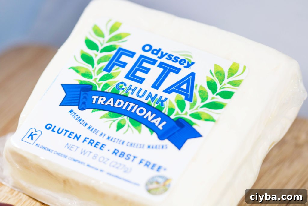Mediterranean Feta Cheese Log