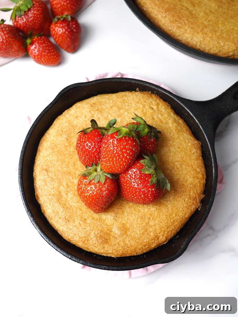 Amish Strawberry Shortcake Skillet