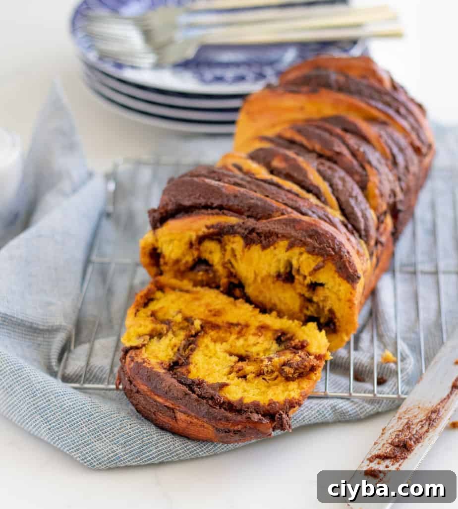 babka on a cooling rack