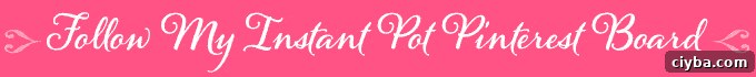 pink button with the words follow my Simply Happy Foodie pinterest board