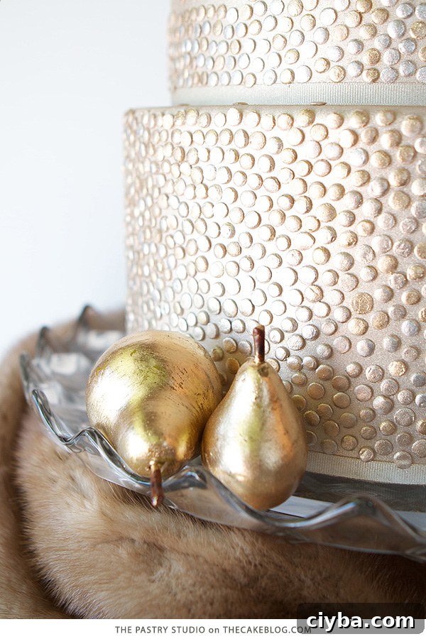 Golden Pear Cake | by The Pastry Studio for TheCakeBlog.com