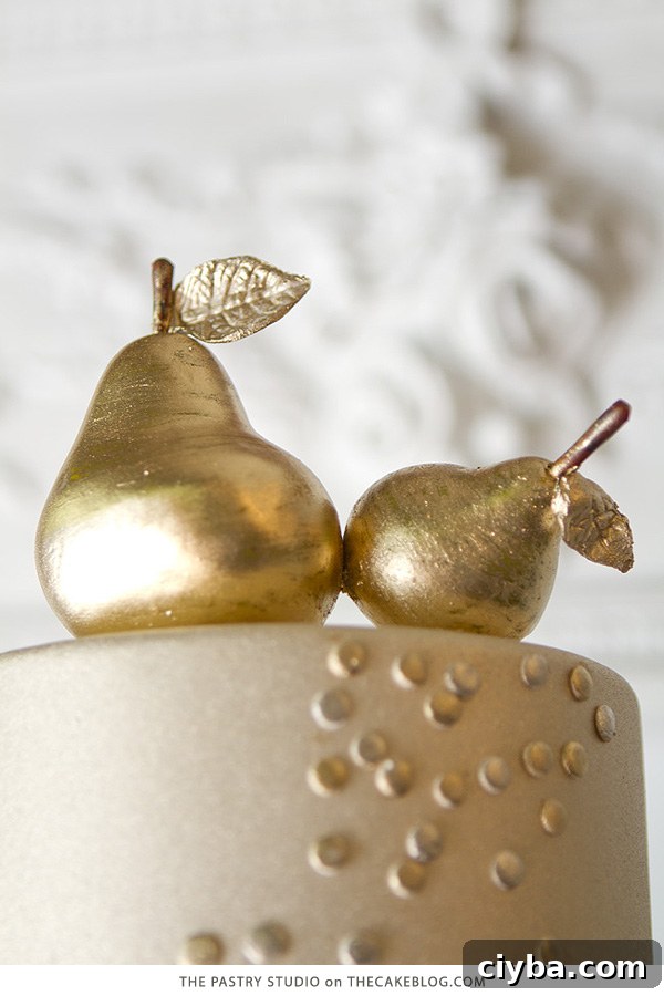 Golden Pear Cake | by The Pastry Studio for TheCakeBlog.com