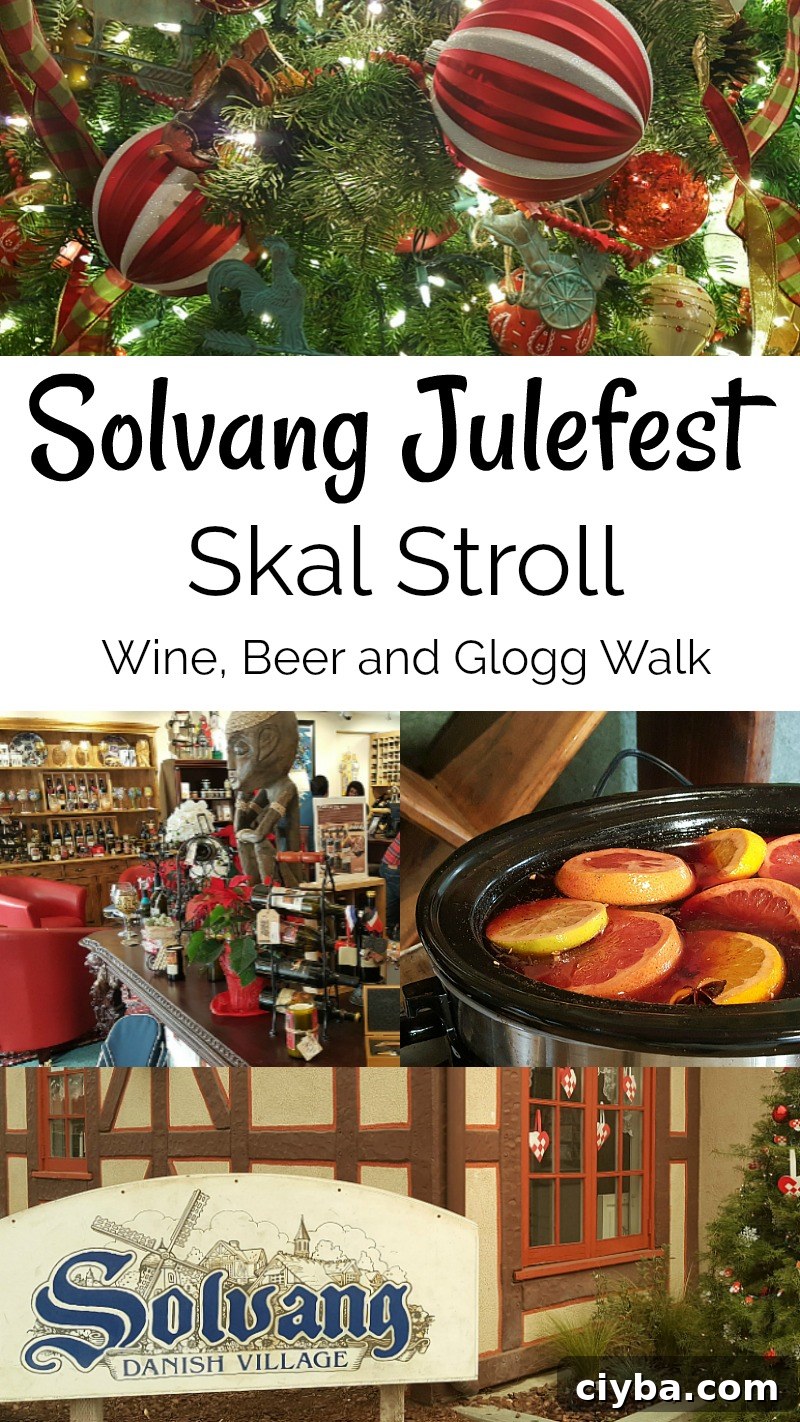 Solvang Julefest Skal Stroll Craft Beer Glogg and Wine Walk