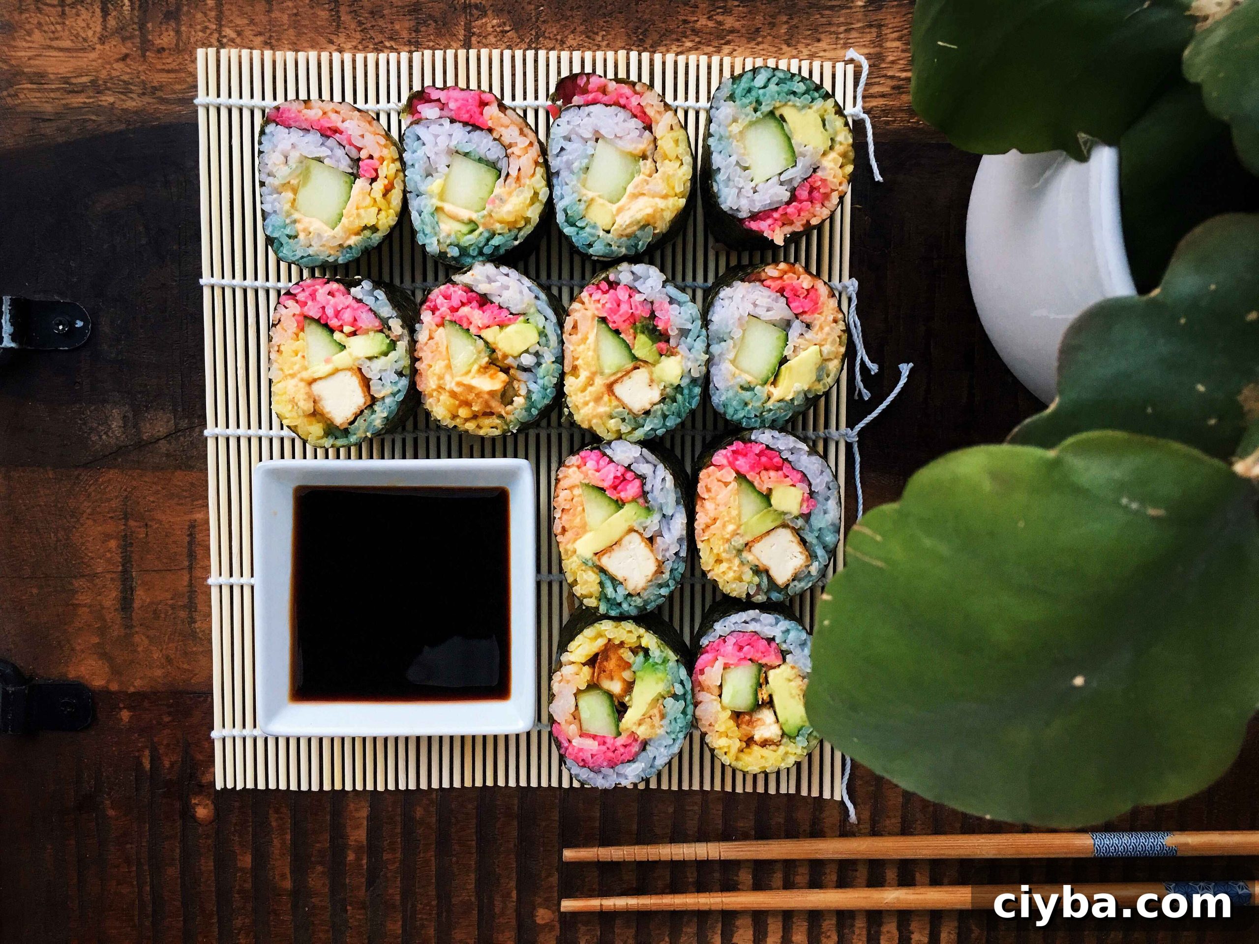 Rainbow Sushi