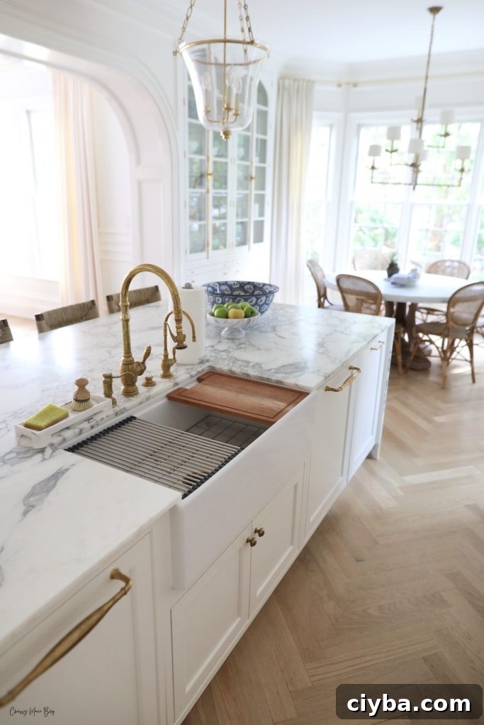 our BOCCHI workstation sink with cutting board and dish rack