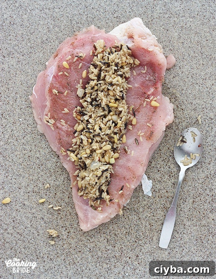 Wild Rice Stuffed Turkey Breast