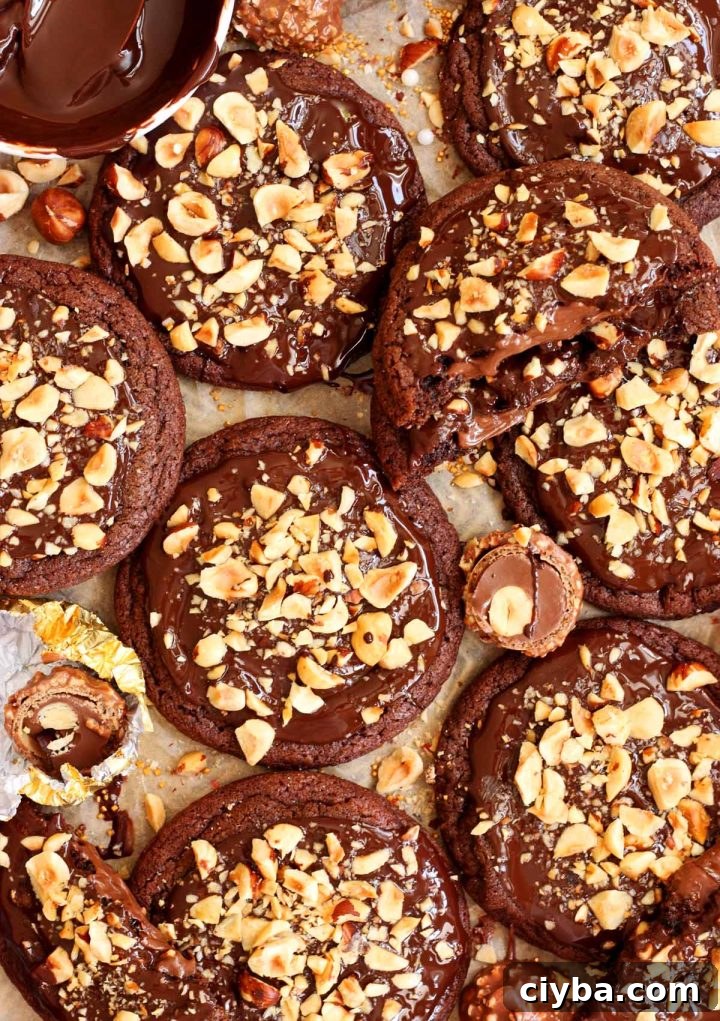 Ferrero rocher cookies