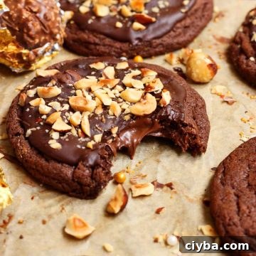 Ferrero rocher cookies