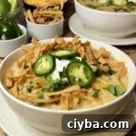 white chicken chili in the crockpot
