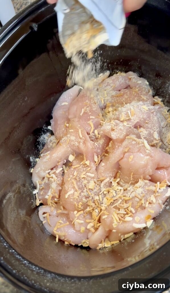 Crockpot Chicken with Potatoes and Green Beans