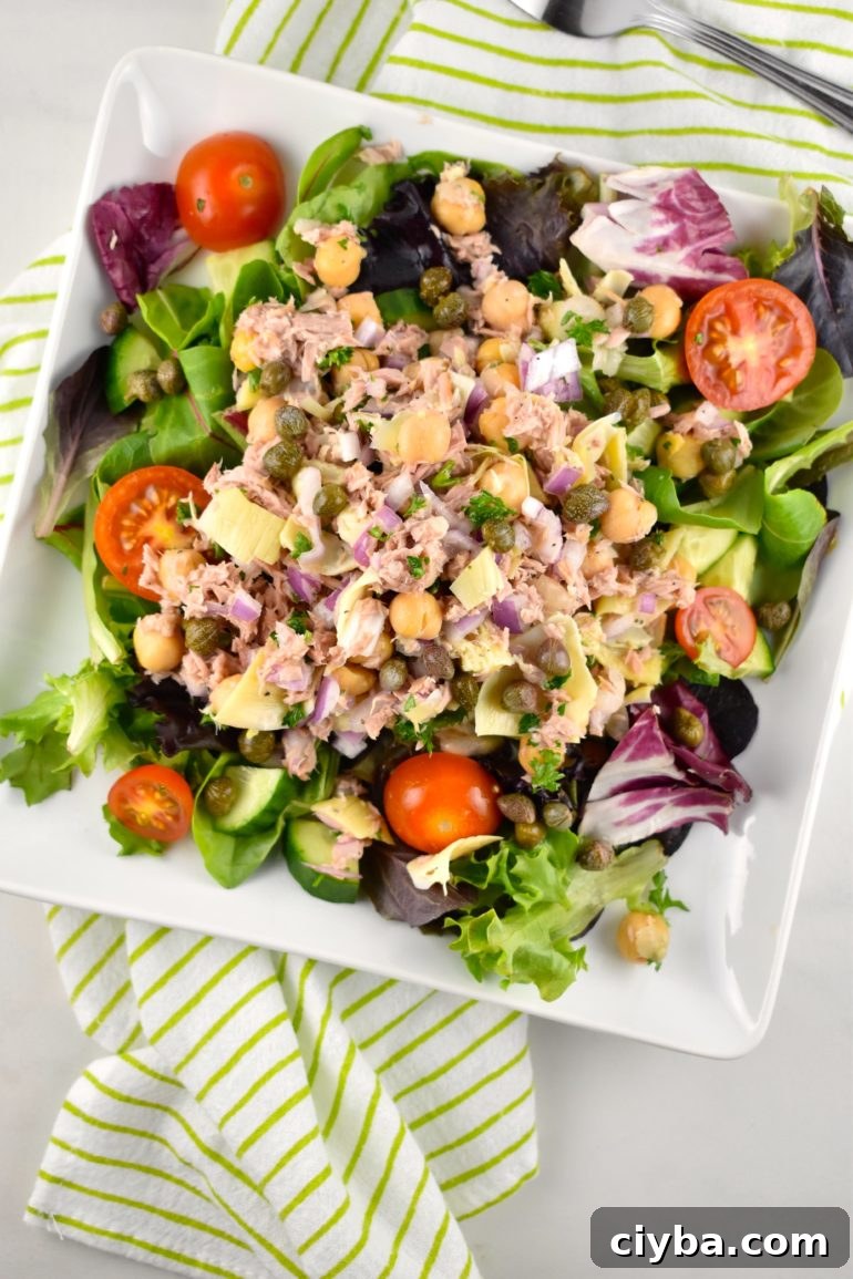 Tuna and Garbanzo Bean Salad