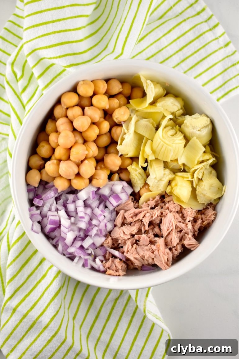 Tuna and Garbanzo Bean Salad