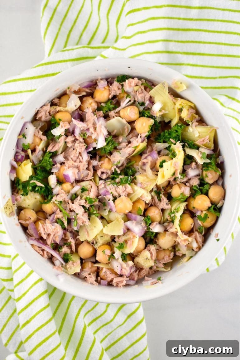Tuna and Garbanzo Bean Salad