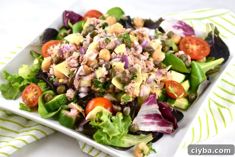 Tuna and Garbanzo Bean Salad
