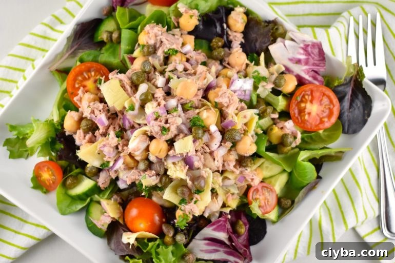 Tuna and Garbanzo Bean Salad