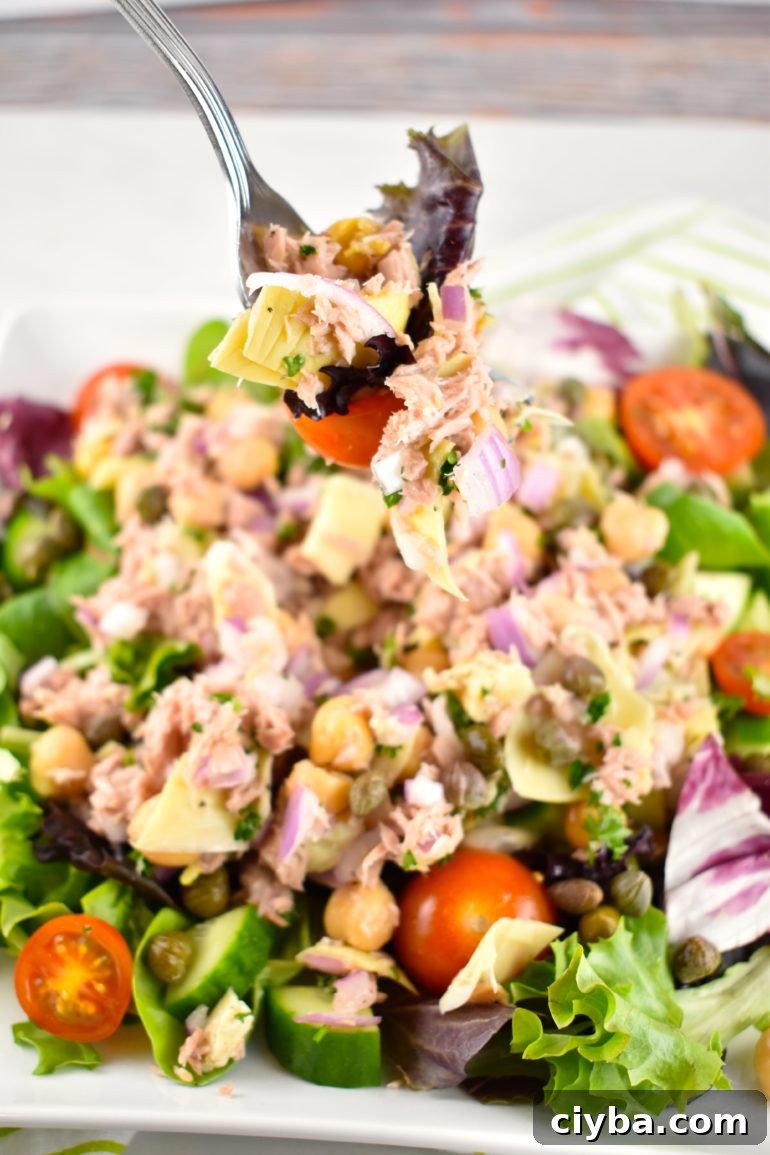 Tuna and Garbanzo Bean Salad