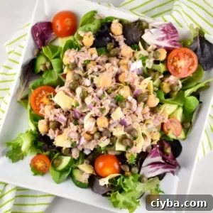 Tuna Garbanzo Bean Salad