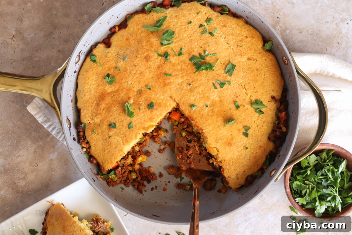 Hearty Cowboy Cornbread Casserole Bake 7 img 19190 6