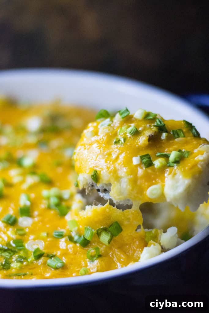 Turkey Shepherd's Pie on a serving spoon
