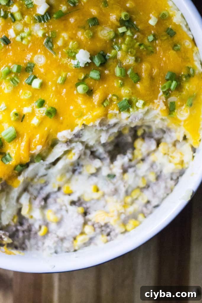 Turkey Shepherd's Pie layers