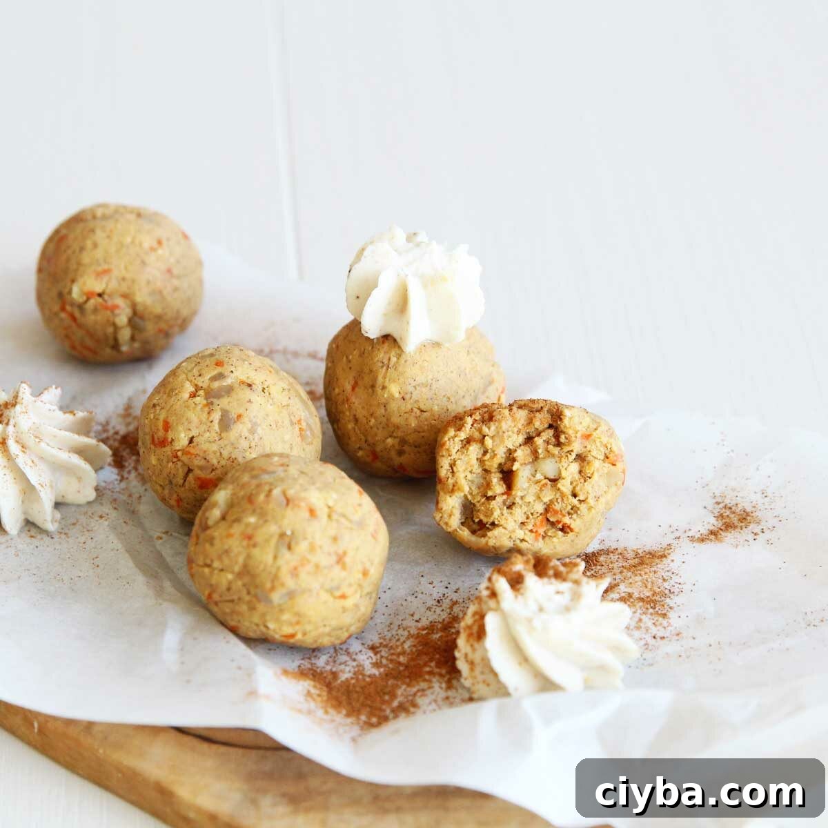Cauliflower and Carrot Protein Balls — Carrot Cake Energy Bites 2 Cauliflower and carrot protein balls