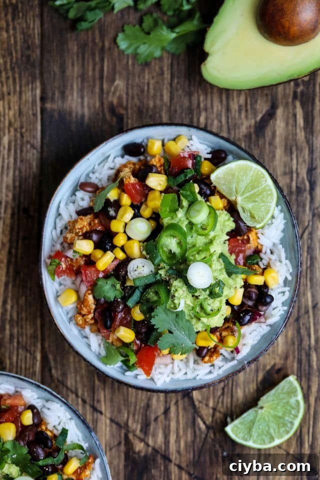 Chipotle-Style Sofritas Recipe: Spicy Tofu Bowl in 30 Minutes 4 Vegan Burrito Bowl with Sofritas.