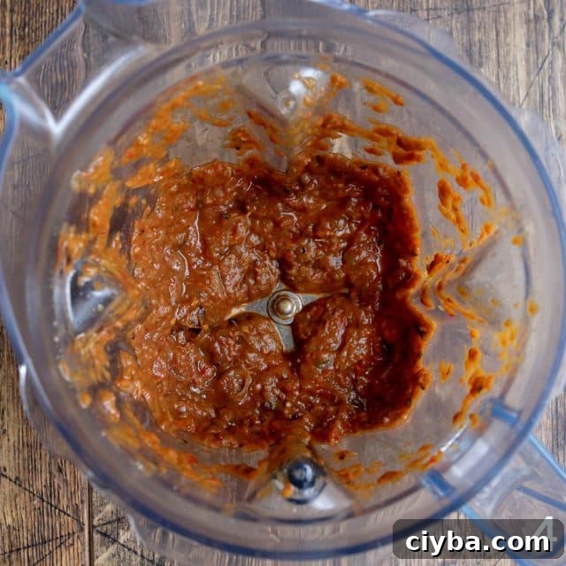 Chipotle-Style Sofritas Recipe: Spicy Tofu Bowl in 30 Minutes 9 Sauce for sofritas in a blender.