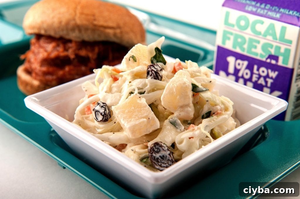 BBQ Pork and Pacific Northwest Canned Pear Slaw Sandwich