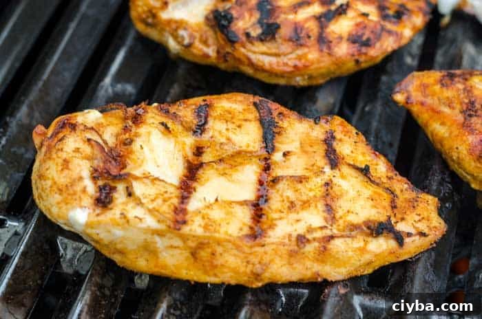 Reverse-Seared Chicken Breast Recipe and Step-by-Step Guide 3 chicken breast with bbq grill sear marks