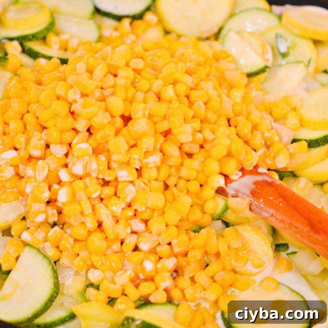 Mexican Zucchini & Yellow Squash Skillet Recipe with Fresh Salsa 5 Season with salt and pepper to taste. Sauté the vegetables until they are tender but still slightly crisp, about 5-7 minutes.