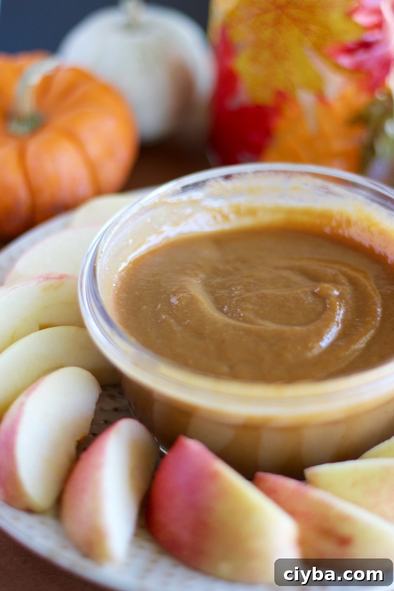 Pumpkin Salted Caramel Sauce (AIP) - a dairy-free coconut milk sea salt caramel with hints of pumpkin, cinnamon, and ginger! This combination is to die for! | fedandfulfilled.com
