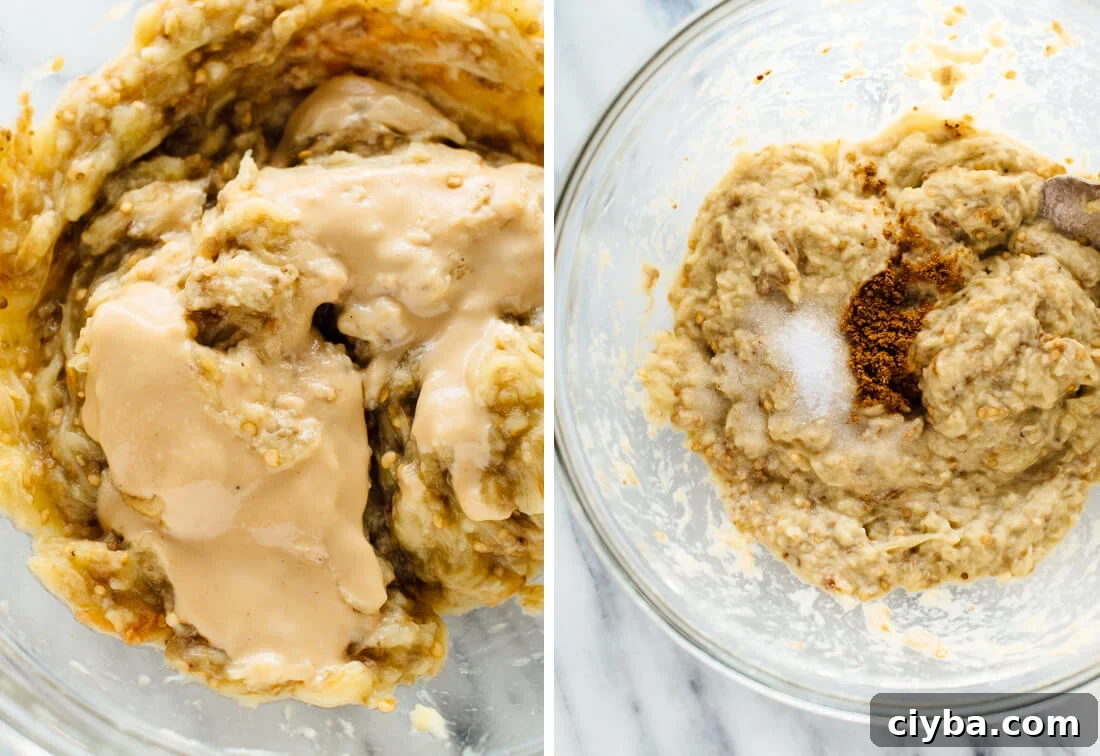 Smoky Baba Ganoush Recipe: Authentic Middle Eastern Eggplant Dip 5 tahini, eggplant, cumin and salt