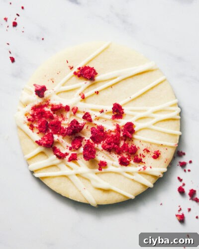 White chocolate cookies on a marble surface
