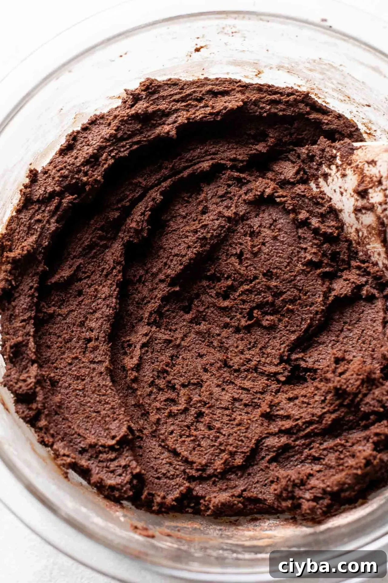Nutella chocolate lava cookie dough in bowl