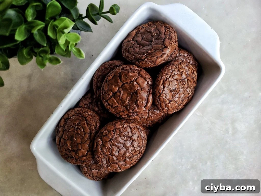 homemade brownie cookies