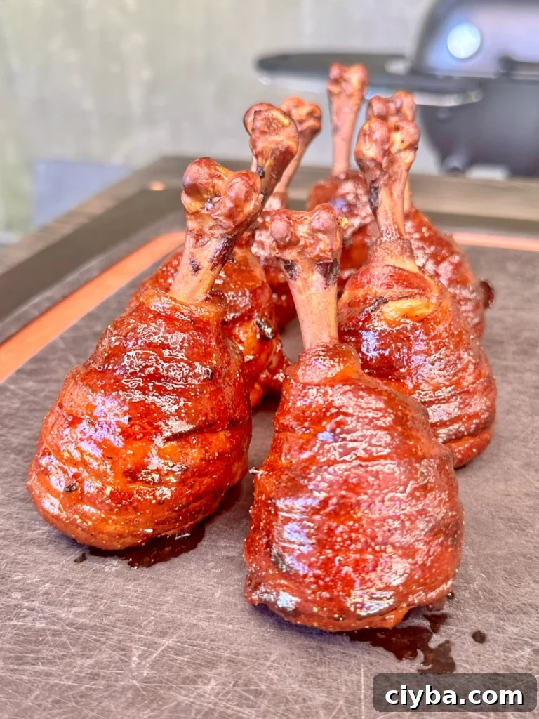 Smoked BBQ Chicken Lollipops