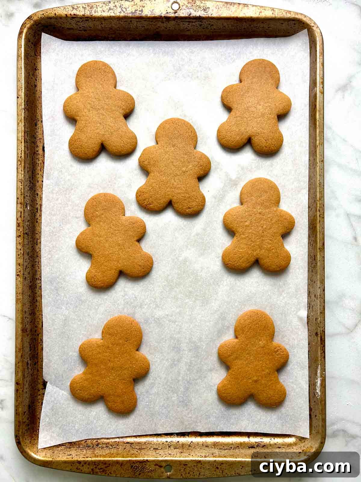 Classic Gingerbread Cookies Recipe for Soft, Spiced Cookies 10 gingerbread after baking.